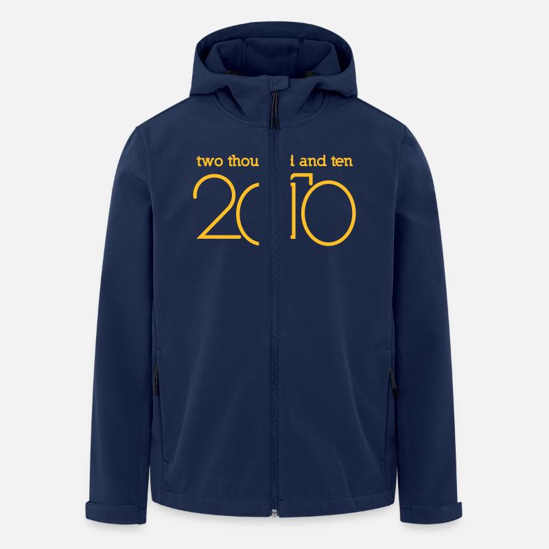 Willkommen bis 2010 - Recycelte Männer Softshell-Jacke von Stanley/Stella - Navy