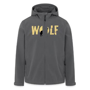 wolf_092011_c_2c - Veste softshell homme en polyester recyclé Stanley/Stella - charbon - Devant - AI Model Male 185 light (185cm)