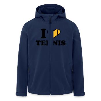Tennis - Veste softshell homme en polyester recyclé Stanley/Stella - marine - Devant - AI Model Male 185 light (185cm)