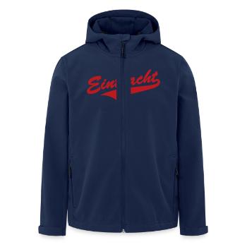 Eintracht Baseball-Style - Recycelte Männer Softshell-Jacke von Stanley/Stella - Navy - Vorne - AI Model Male 185 light (185cm)