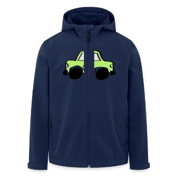 Auto - Recycelte Männer Softshell-Jacke von Stanley/Stella - Navy - Vorne - AI Model Male 185 light (185cm)