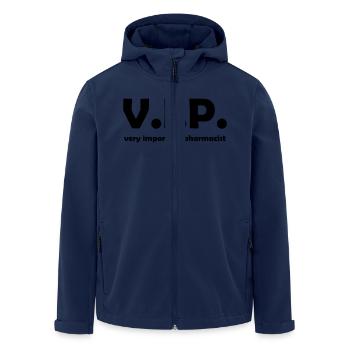 vip pharmacist - Recycelte Männer Softshell-Jacke von Stanley/Stella - Navy - Vorne - AI Model Male 185 light (185cm)