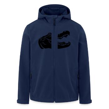 Crocodile - Veste softshell homme en polyester recyclé Stanley/Stella - marine - Devant - AI Model Male 185 light (185cm)