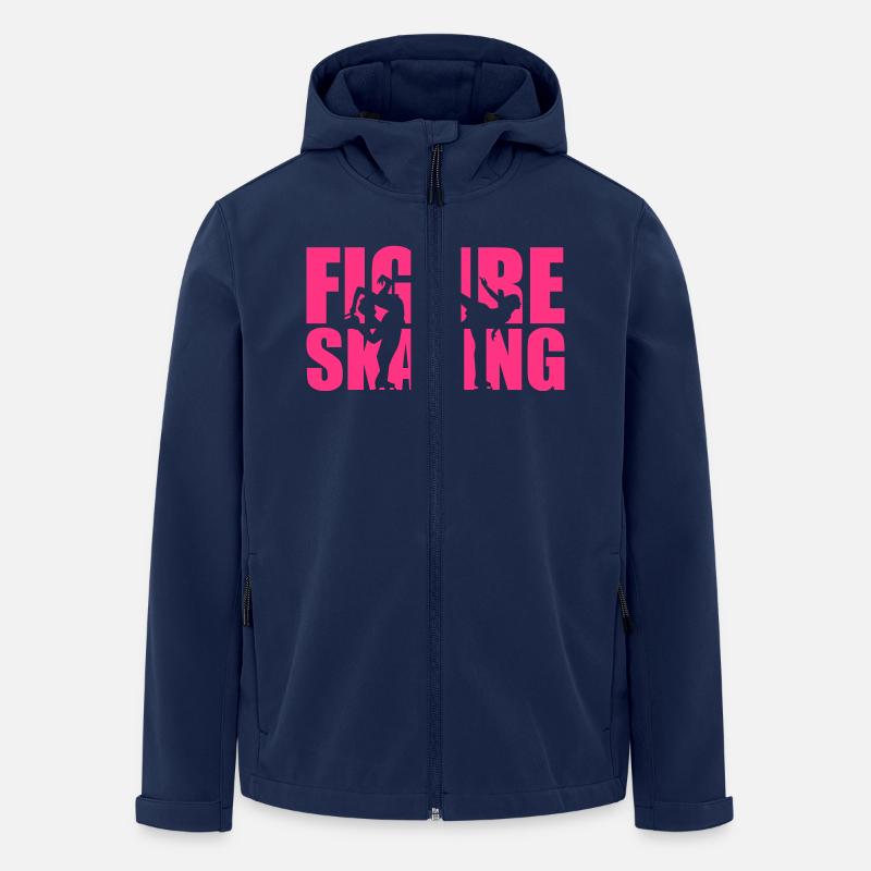 Eiskunstlauf - Recycelte Männer Softshell-Jacke von Stanley/Stella - Navy