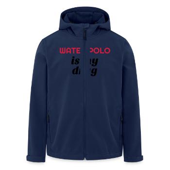 Water Polo / Waterpolo / Water-Polo / Wasserball - Men’s Recycled Softshell Jacket by Stanley/Stella - navy - Front - AI Model Male 185 light (185cm)