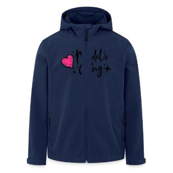maedels gang heart - Recycelte Männer Softshell-Jacke von Stanley/Stella - Navy - Vorne - AI Model Male 185 light (185cm)