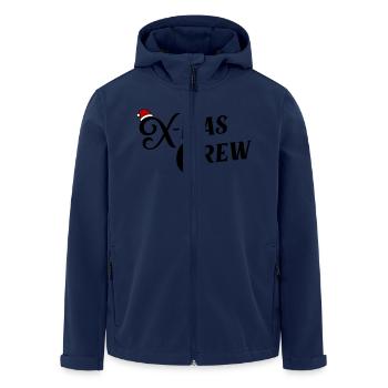X-Mas Crew - Recycelte Männer Softshell-Jacke von Stanley/Stella - Navy - Vorne - AI Model Male 185 light (185cm)