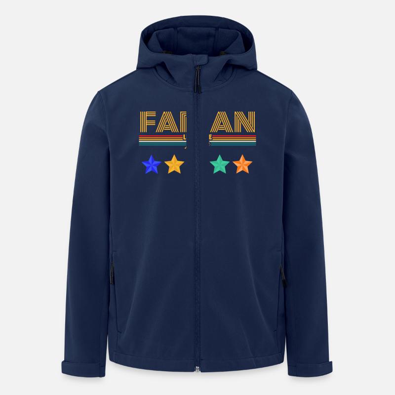 Fabian - Recycelte Männer Softshell-Jacke von Stanley/Stella - Navy