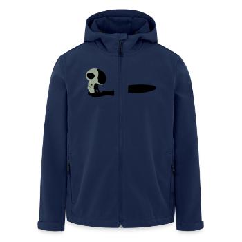 Coup de poing - Veste softshell homme en polyester recyclé Stanley/Stella - marine - Devant - AI Model Male 185 light (185cm)