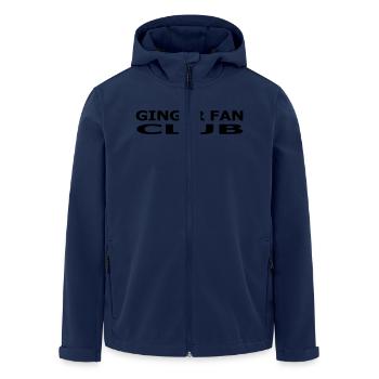 Ginger Fan Club - Men’s Recycled Softshell Jacket by Stanley/Stella - navy - Front - AI Model Male 185 light (185cm)