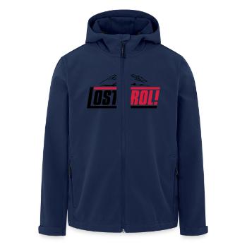 lost-tirol-v1 - Recycelte Männer Softshell-Jacke von Stanley/Stella - Navy - Vorne - AI Model Male 185 light (185cm)