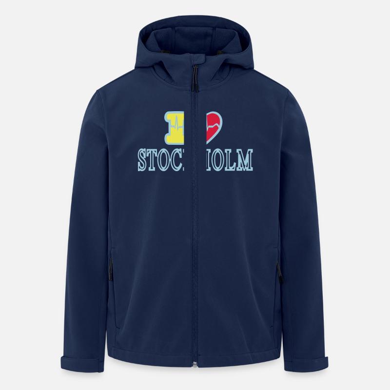 STOCKHOLM - Recycelte Männer Softshell-Jacke von Stanley/Stella - Navy