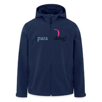 [Parapente] - Veste softshell homme en polyester recyclé Stanley/Stella - marine - Devant - AI Model Male 185 light (185cm)