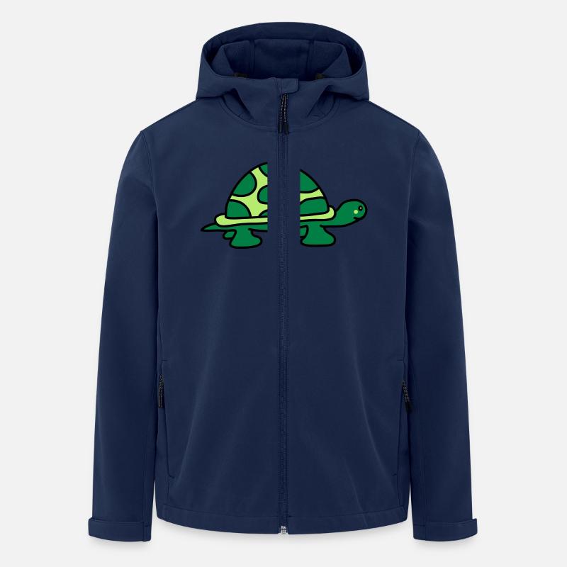 turtle - Veste softshell homme en polyester recyclé Stanley/Stella - marine