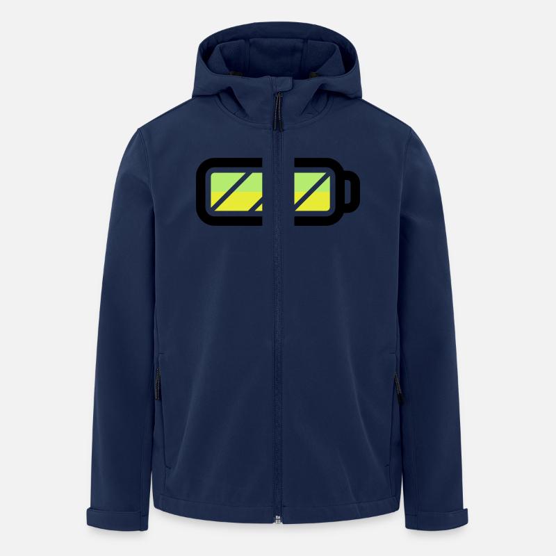 battery - Recycelte Männer Softshell-Jacke von Stanley/Stella - Navy