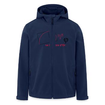 nombre_dor - Recycelte Männer Softshell-Jacke von Stanley/Stella - Navy - Vorne - AI Model Male 185 light (185cm)