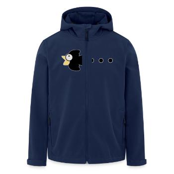 crow - Veste softshell homme en polyester recyclé Stanley/Stella - marine - Devant - AI Model Male 185 light (185cm)