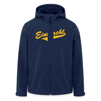 Eintracht Baseball-Style - Recycelte Männer Softshell-Jacke von Stanley/Stella - Navy - Vorne - AI Model Male 185 light (185cm)