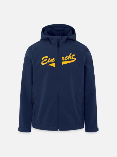 Eintracht Baseball-Style - Recycelte Männer Softshell-Jacke von Stanley/Stella - Navy