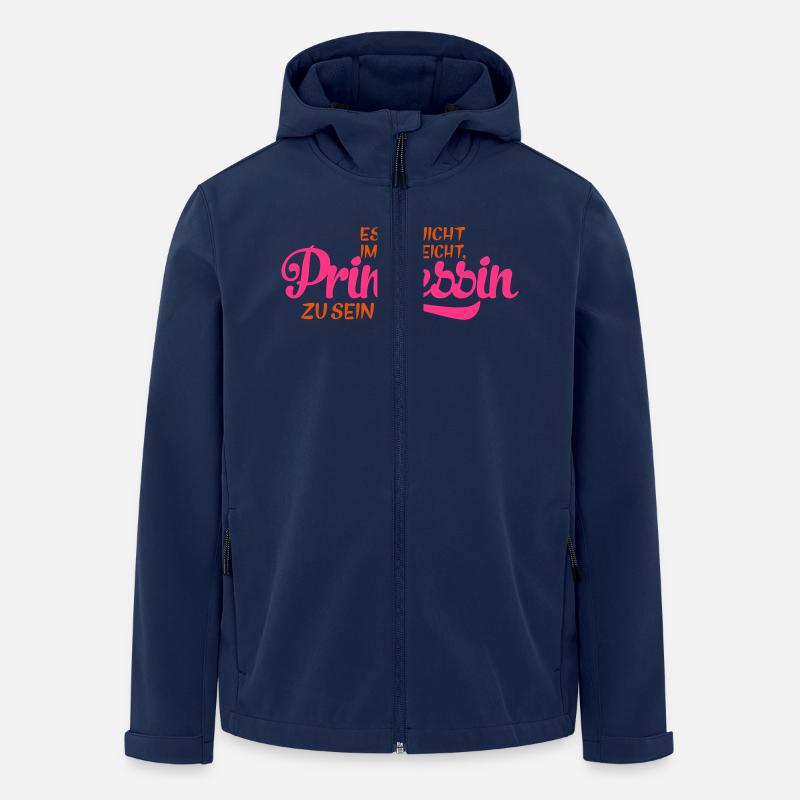 Prinzessin - Recycelte Männer Softshell-Jacke von Stanley/Stella - Navy
