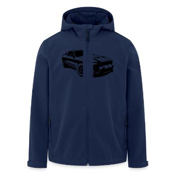 blockedTitle - Recycelte Männer Softshell-Jacke von Stanley/Stella - Navy - Vorne - AI Model Male 185 light (185cm)