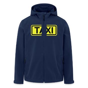_taxi_f2 - Recycelte Männer Softshell-Jacke von Stanley/Stella - Navy - Vorne - AI Model Male 185 light (185cm)