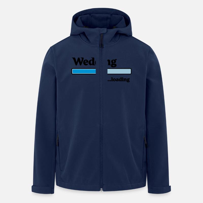 Wedding loading - Men’s Recycled Softshell Jacket by Stanley/Stella - navy