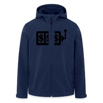 Bandit manchot - Veste softshell homme en polyester recyclé Stanley/Stella - marine - Devant - AI Model Male 185 light (185cm)