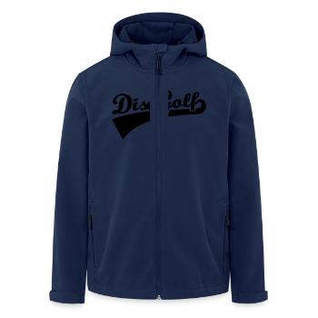 Disc Golf - Men’s Recycled Softshell Jacket by Stanley/Stella - navy - Front - AI Model Male 185 light (185cm)