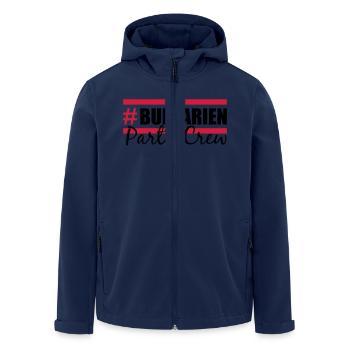 bulgarien party crew - Recycelte Männer Softshell-Jacke von Stanley/Stella - Navy - Vorne - AI Model Male 185 light (185cm)