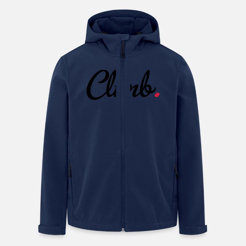 klettern - Recycelte Männer Softshell-Jacke von Stanley/Stella - Navy