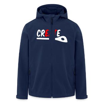 Cooking & Creativity – Create, Cook, Eat Shirt - Men’s Recycled Softshell Jacket by Stanley/Stella - navy - Front - AI Model Male 185 light (185cm)