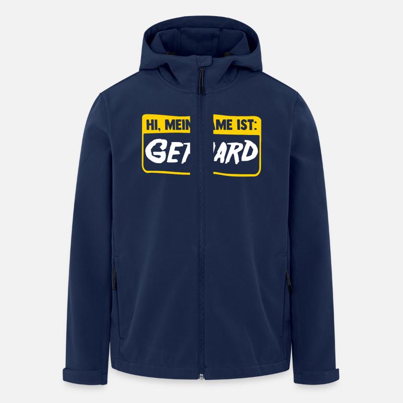 Gerhard - Men’s Recycled Softshell Jacket by Stanley/Stella - navy