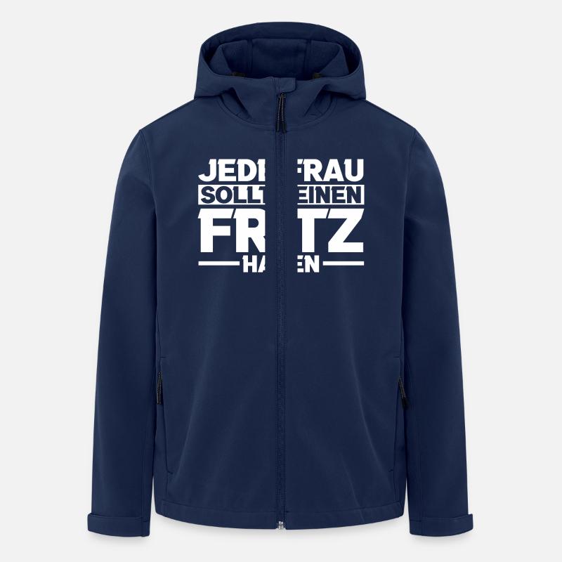 Fritz - Men’s Recycled Softshell Jacket by Stanley/Stella - navy