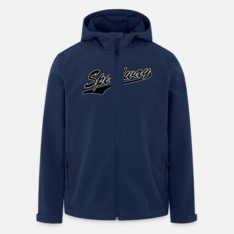 Speedway - Recycelte Männer Softshell-Jacke von Stanley/Stella - Navy