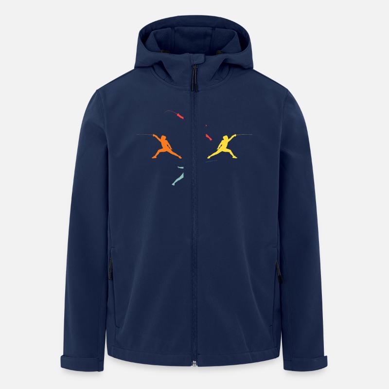Fechter Evolution Fechten - Recycelte Männer Softshell-Jacke von Stanley/Stella - Navy