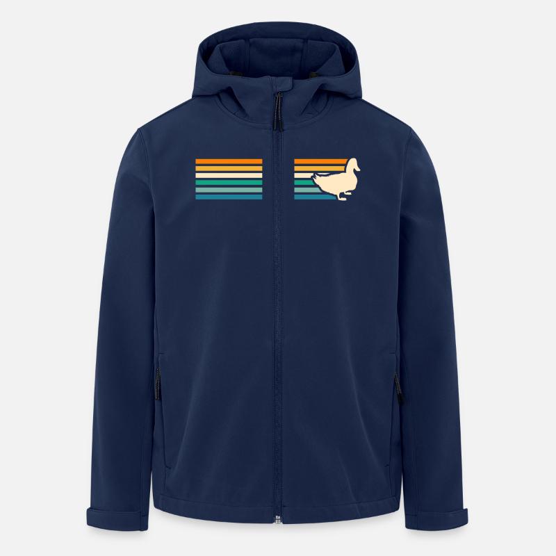 Ducks - Men’s Recycled Softshell Jacket by Stanley/Stella - navy