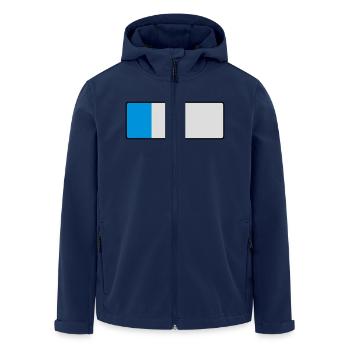 _blank_kurz - Veste softshell homme en polyester recyclé Stanley/Stella - marine - Devant - AI Model Male 185 light (185cm)