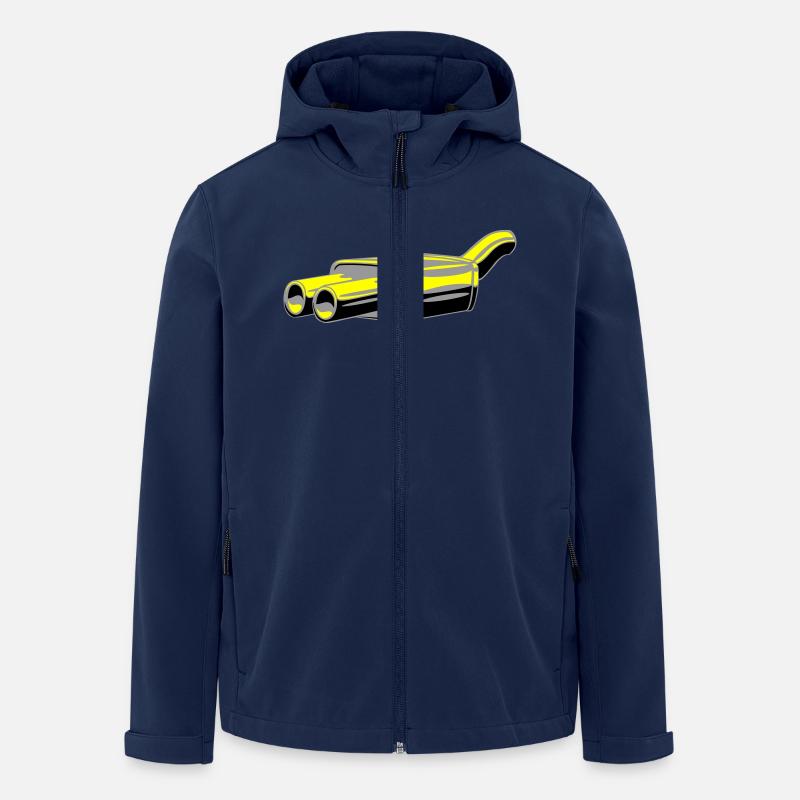Exhale! - Men’s Recycled Softshell Jacket by Stanley/Stella - navy
