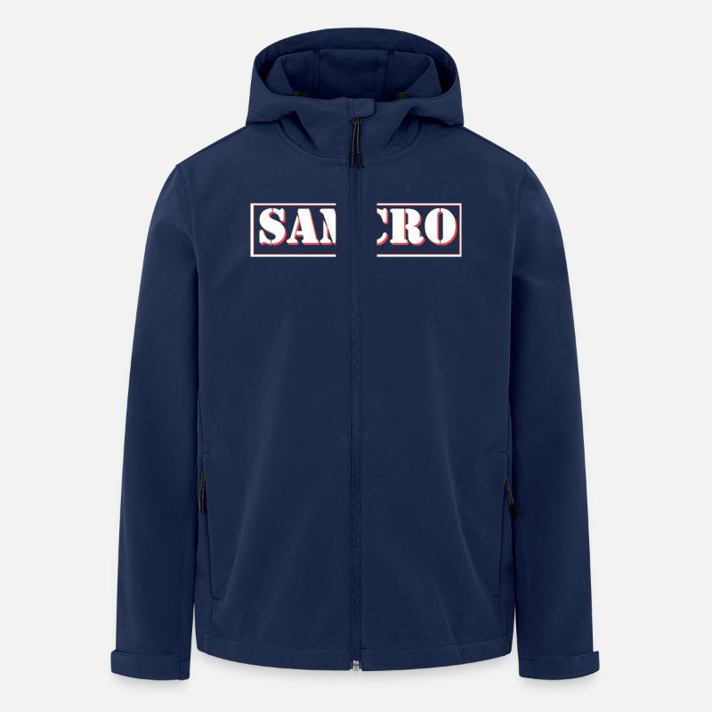 samcro - Veste softshell homme en polyester recyclé Stanley/Stella - marine