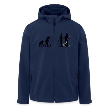 evolution_feuerwehr_b_2c - Veste softshell homme en polyester recyclé Stanley/Stella - marine - Devant - AI Model Male 185 light (185cm)