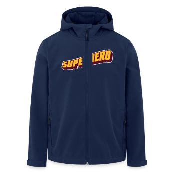 super-héros - Veste softshell homme en polyester recyclé Stanley/Stella - marine - Devant - AI Model Male 185 light (185cm)