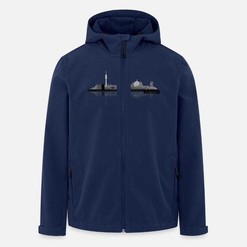 Dortmund 01 - Recycelte Männer Softshell-Jacke von Stanley/Stella - Navy