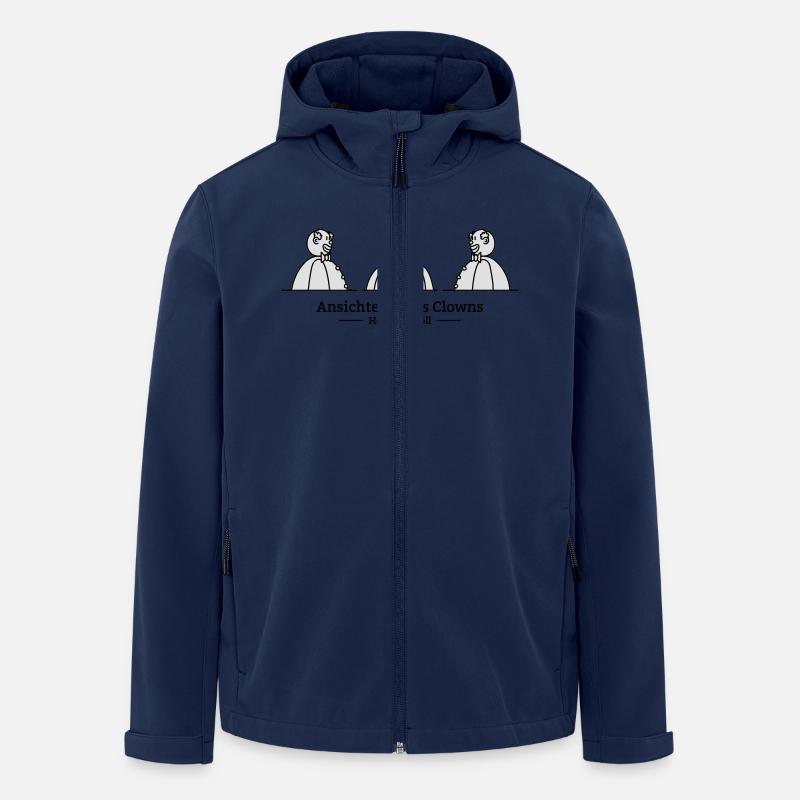 Ansichten eines Clowns (zweifarbig) - Recycelte Männer Softshell-Jacke von Stanley/Stella - Navy