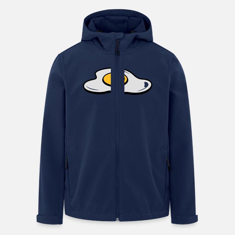 Ein Spiegelei - Recycelte Männer Softshell-Jacke von Stanley/Stella - Navy