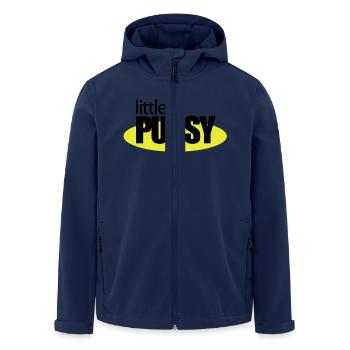 little Pussy - Recycelte Männer Softshell-Jacke von Stanley/Stella - Navy - Vorne - AI Model Male 185 light (185cm)
