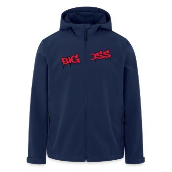 Big Boss - Recycelte Männer Softshell-Jacke von Stanley/Stella - Navy - Vorne - AI Model Male 185 light (185cm)