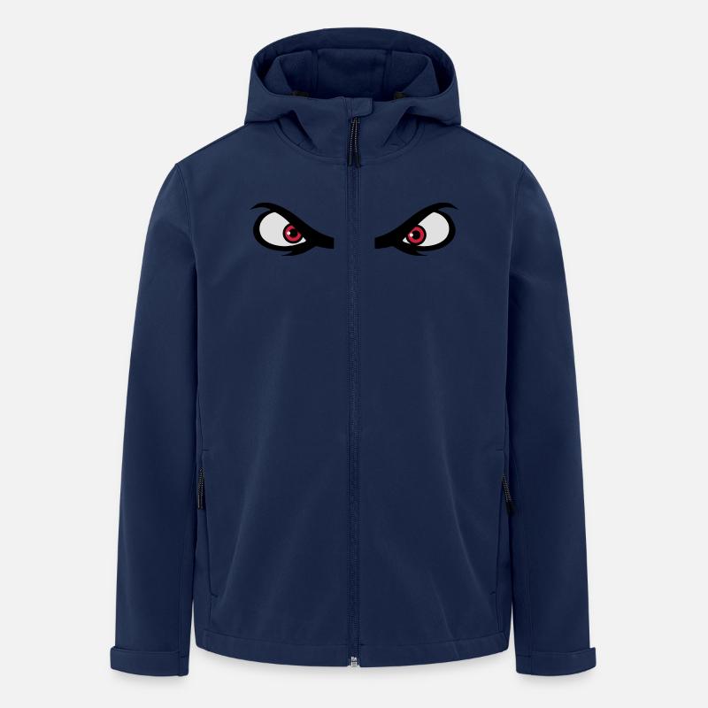 eyes dangerous - Men’s Recycled Softshell Jacket by Stanley/Stella - navy