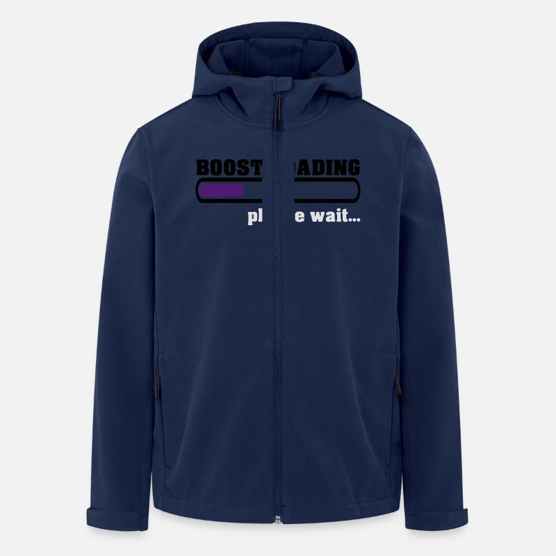 Boost Loading Please Wait - Recycelte Männer Softshell-Jacke von Stanley/Stella - Navy