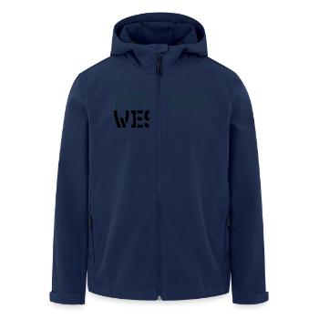 Potsdam West - Recycelte Männer Softshell-Jacke von Stanley/Stella - Navy - Vorne - AI Model Male 185 light (185cm)